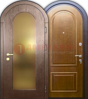 Металлическая арочная дверь ДА-12 в банк в Шатуре