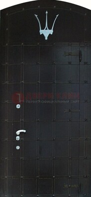 Металлическая арочная дверь ДА-22 высокого качества в Шатуре