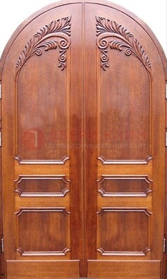 Металлическая арочная дверь ДА-9 в салон красоты в Шатуре
