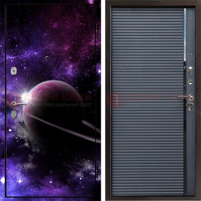 Металлическая дверь с фотопечатью Сатурна ДФ-20 в Саратове