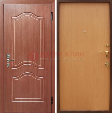 Входная дверь отделанная МДФ и ламинатом внутри ДМ-159 в Шатуре