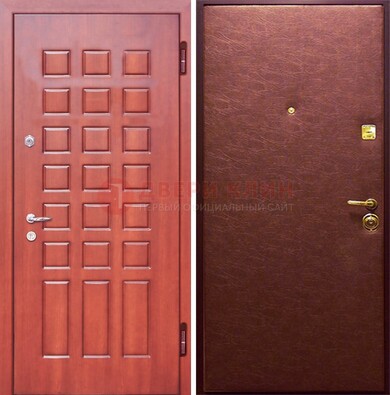 Входная дверь с МДФ и винилискожей ДМ-178 для офиса в Шатуре