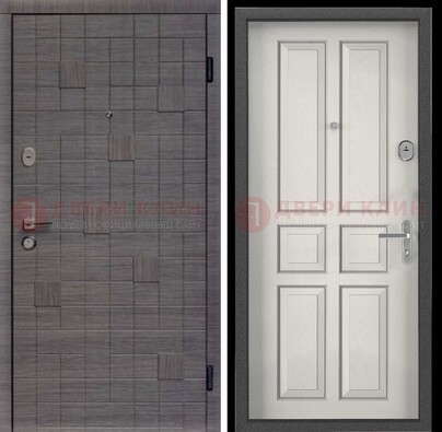 Cтальная дверь в квартиру с МДФ ДМ-488 в Шатуре