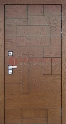 Современная стальная дверь с МДФ панелью ДМ-519 в Мурманске