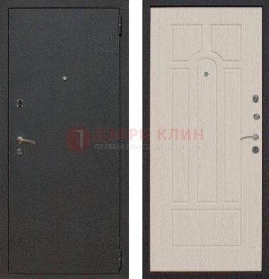 Серая входная дверь с порошковым покрытием МДФ внутри ДП-129 в Шатуре