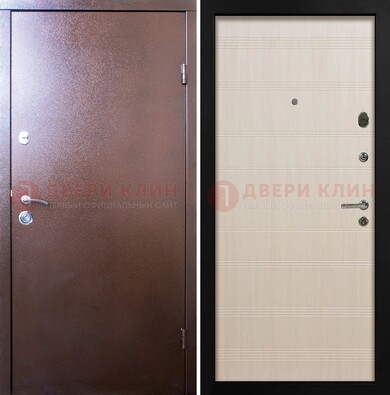 Входная дверь с порошковым покрытием и терморазрывом МДФ ДП-210 в Шатуре