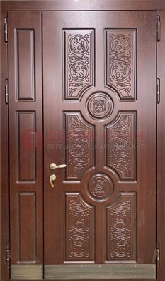 Парадная металлическая дверь с узором ДПР-74 в Шатуре