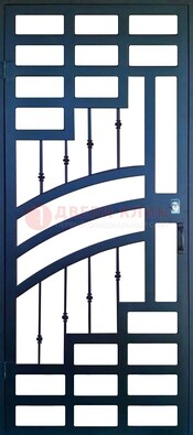 Современная металлическая решетчатая дверь ДР-38 в Шатуре