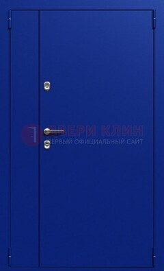 Синяя тамбурная дверь ДТМ-23 в Шатуре