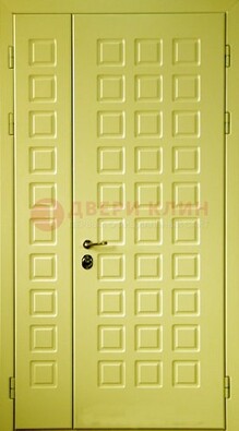 Салатовая тамбурная дверь ДТМ-28 в Шатуре
