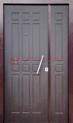 Коричневая тамбурная дверь ДТМ-30 в Шатуре