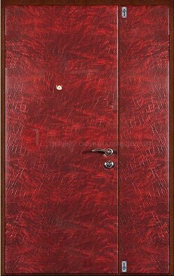 Красная тамбурная дверь ДТМ-33 в Шатуре