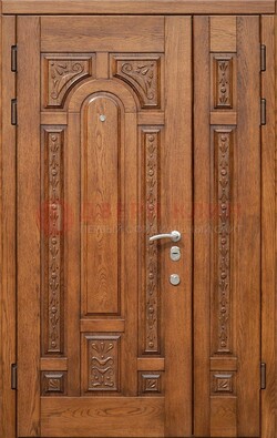 Полуторная железная дверь винорит для дома ДВТ-252 в Шатуре