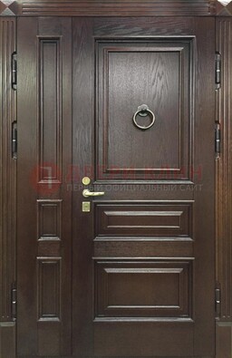 Полуторная металлическая дверь с виноритом ДВТ-253 в Шатуре