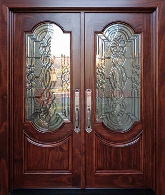 Классическая железная дверь с массивом дуба для входа ВЖ-23 в Шатуре